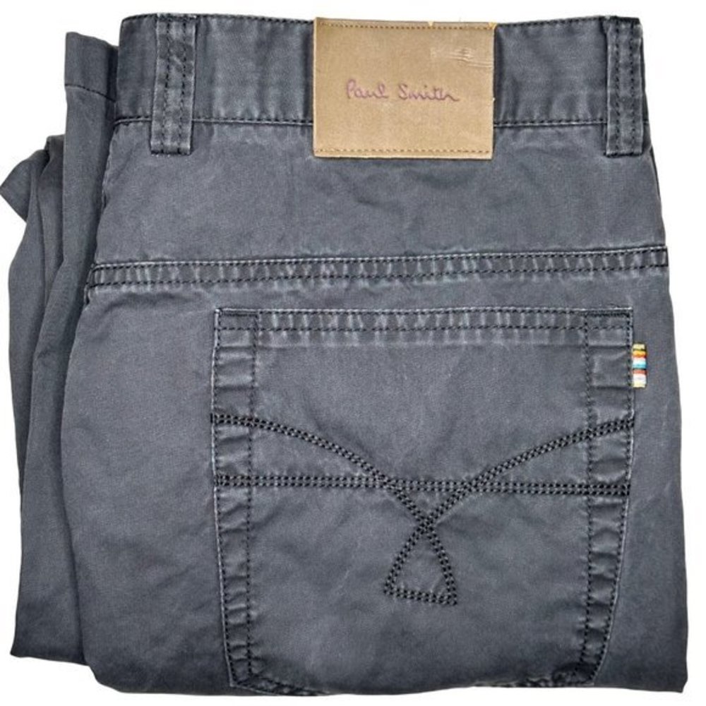 Paul Smith Women's Black Wide Leg Jeans Size 35‎